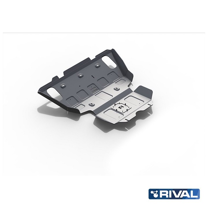 Osłona chłodnicy i silnika Rival — aluminium 4 mm — Toyota Hilux 2005-2011, 2011-2015