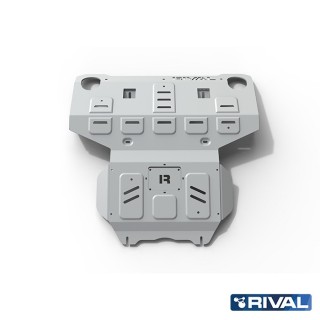 Osłona chłodnicy i silnika Rival aluminium 4 mm — Toyota Hilux od 2015 / Fortuner