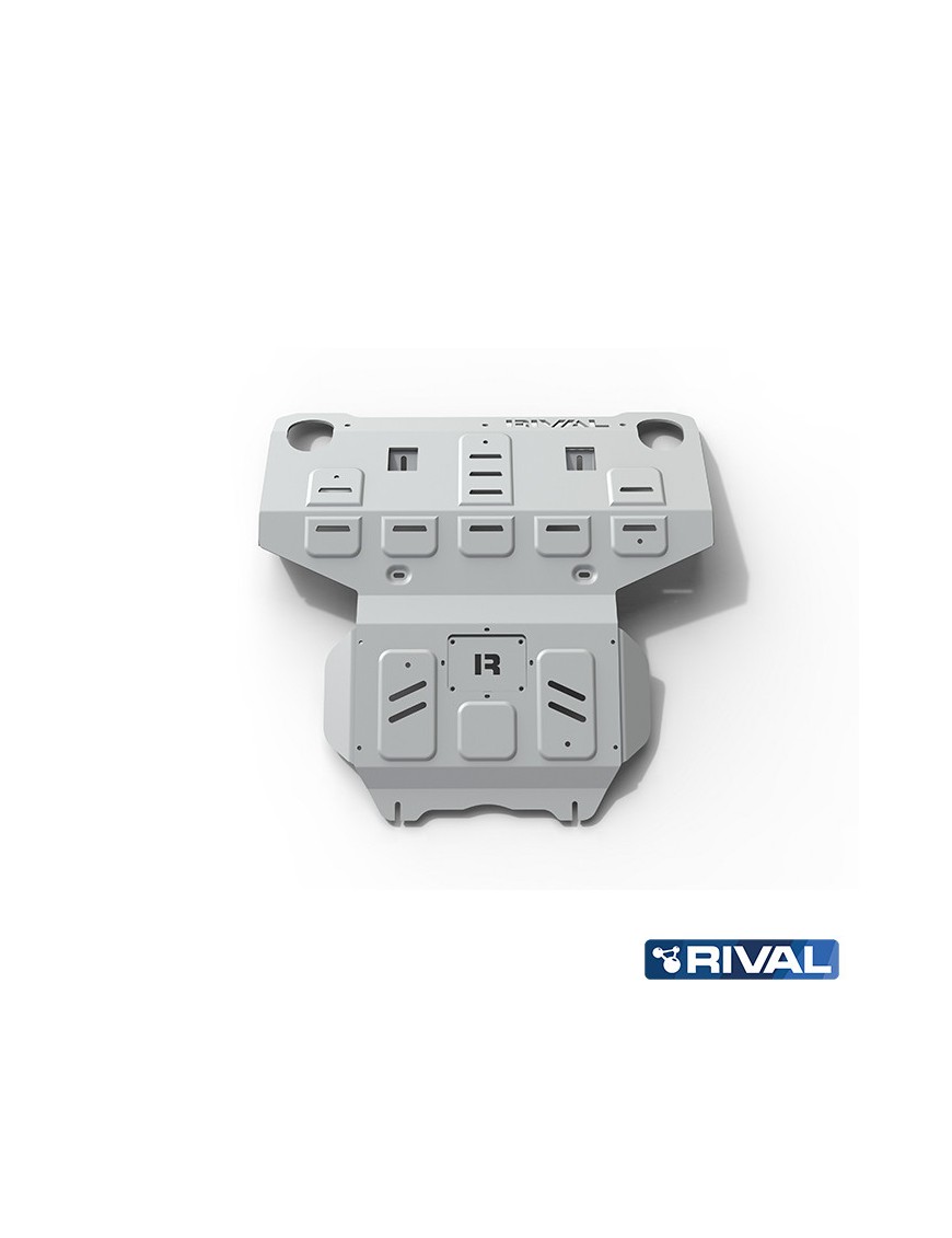 Osłona chłodnicy i silnika Rival aluminium 4 mm — Toyota Hilux od 2015 / Fortuner