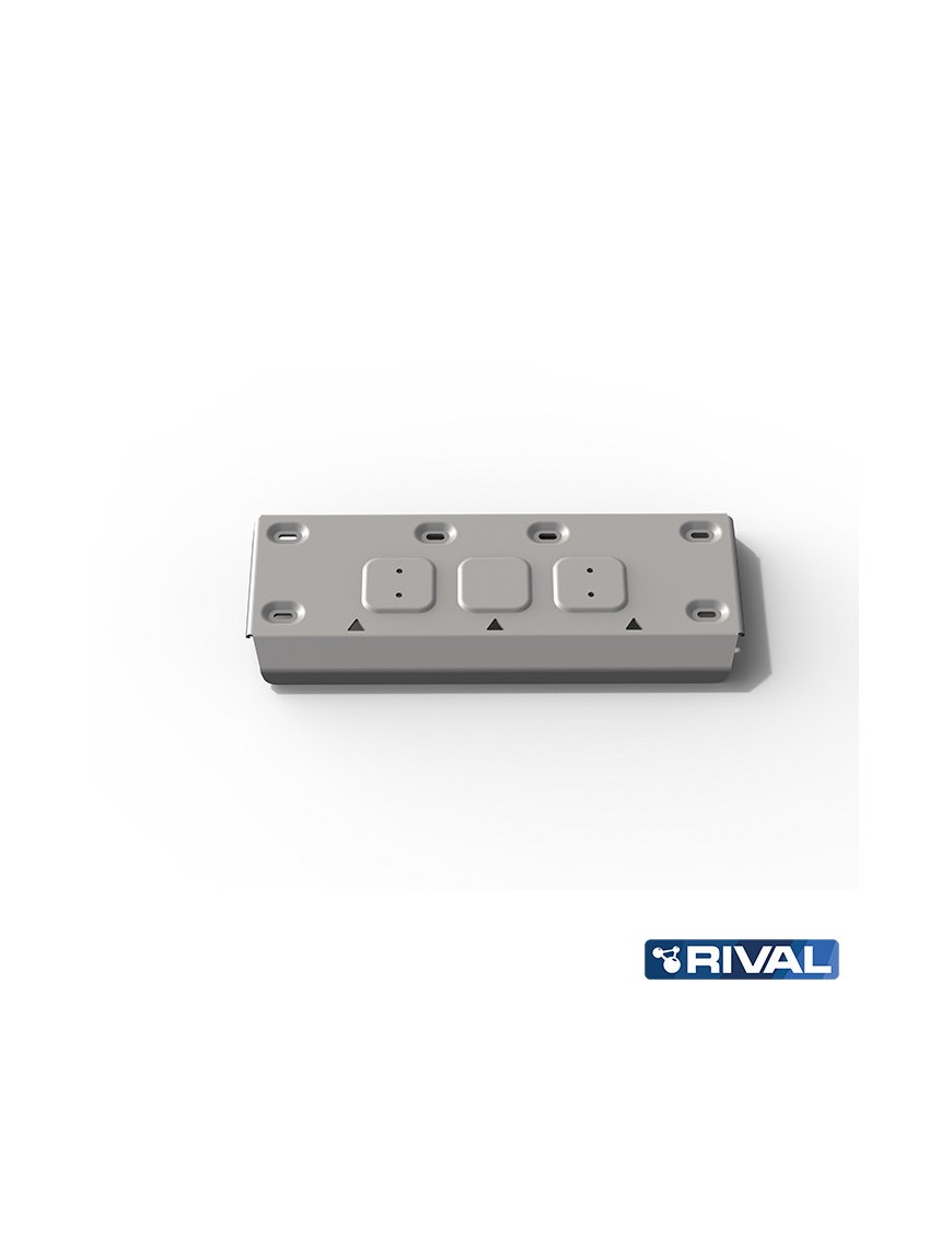 Osłona drążków kierowniczych Rival — aluminium 6 mm — Toyota Land Cruiser 78 2007-2023