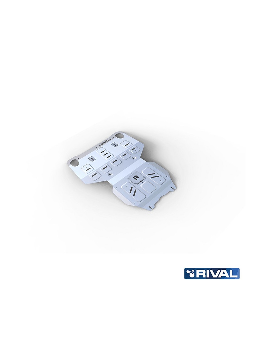 Osłona chłodnicy i silnika Rival aluminium 4 mm — Toyota Hilux od 2015 / Fortuner