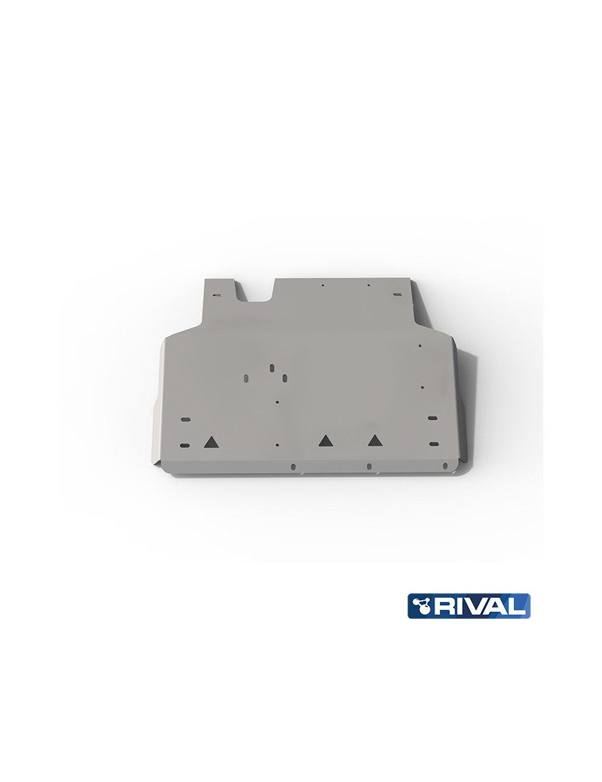 Osłona skrzyni biegów i reduktora Rival — aluminium 6 mm — Toyota Land Cruiser 78 2007-2023, 4,2 D