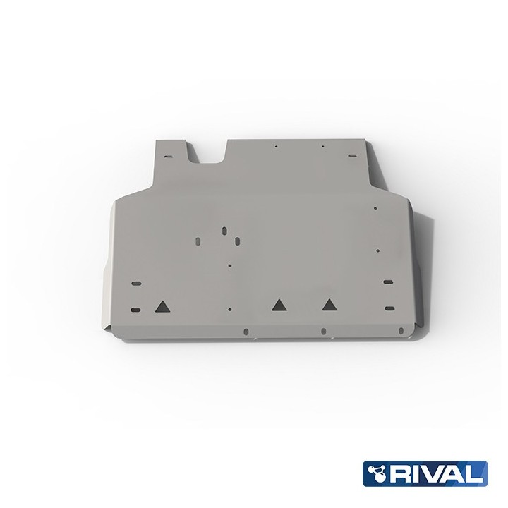 Osłona skrzyni biegów i reduktora Rival — aluminium 6 mm — Toyota Land Cruiser 78 2007-2023, 4,2 D