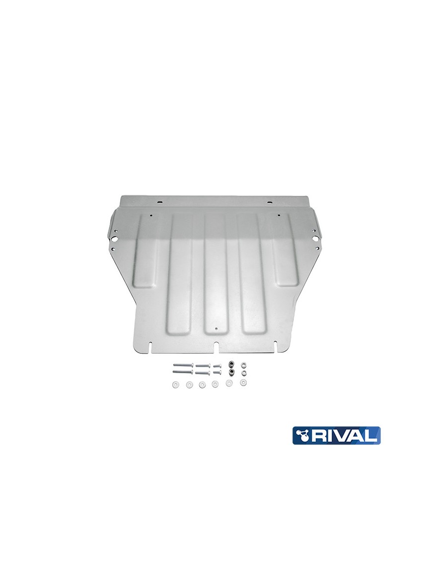 Osłona silnika i skrzyni biegów Rival — aluminium 6 mm — VW Transporter, Caravelle, Multivan T5, T6