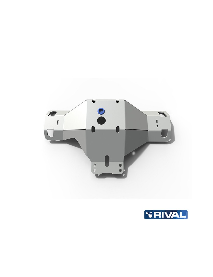 Osłona tylnego dyferencjału Rival — aluminium 6 mm — VW Amarok 2010-2016, 2016-2020