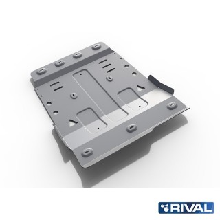 Osłona skrzyni biegów i reduktora Rival — aluminium 4 mm — VW Amarok 2016-2020 - ujęcie 2