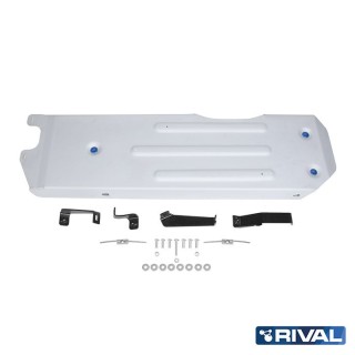 Osłona zbiornika paliwa Rival — aluminium 6 mm — Isuzu D-Max 4WD od 2021