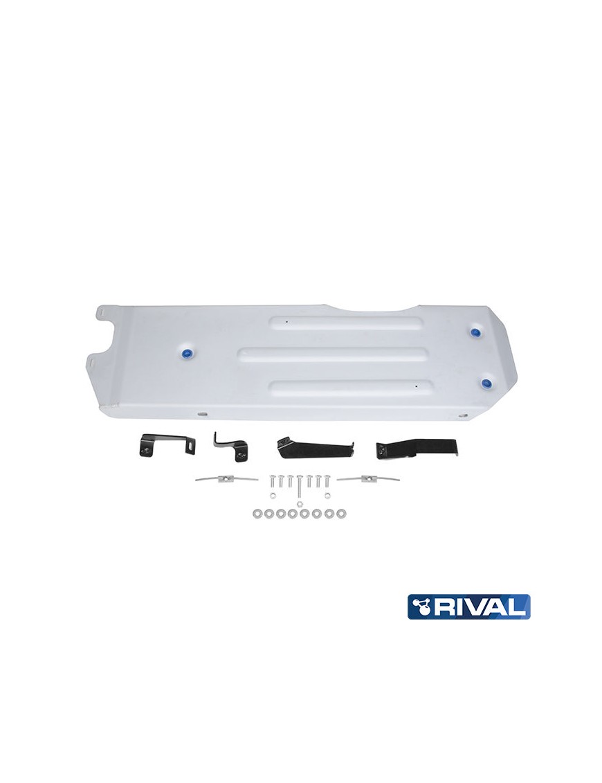 Osłona zbiornika paliwa Rival — aluminium 6 mm — Isuzu D-Max 4WD od 2021