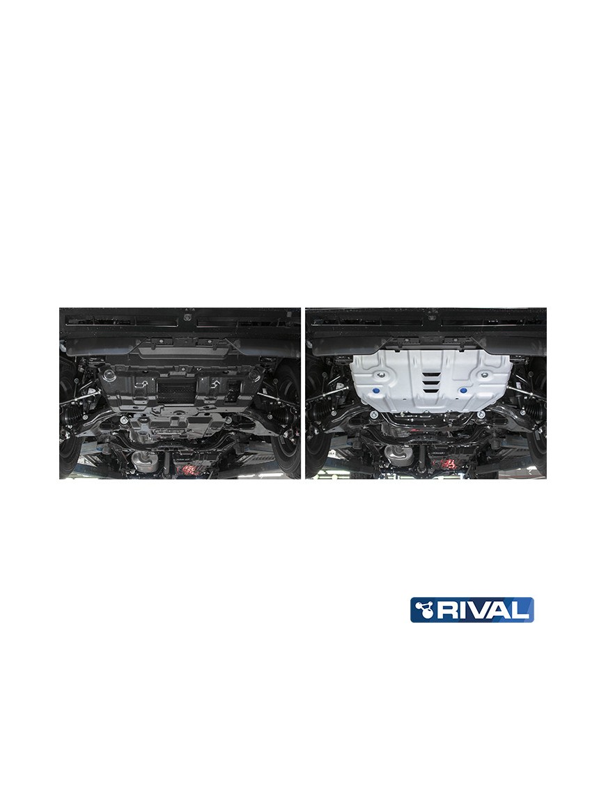 Osłona Rival 4 mm — chłodnica Toyota Prado 150 / silnik Lexus GX 460 2009-2023