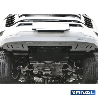 Osłona przedniego zderzaka Rival — aluminium 6 mm — Toyota Land Cruiser 300 VXR, GXR od 2021 - ujęcie 2