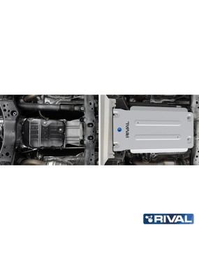 Osłona skrzyni biegów Rival — aluminium 6 mm — Toyota Land Cruiser 300 od 2021
