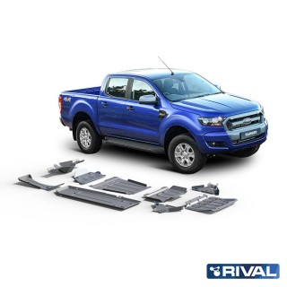 Zestaw osłon Rival — chłodnica, silnik, skrzynia, reduktor, zbiornik, AdBlue, wahacze, dyferencjał — Ford Ranger - ujęcie 2