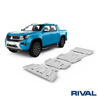 Zestaw osłon Rival 6 mm — chłodnica, silnik, skrzynia, reduktor — Ford Everest, Ranger, VW Amarok od 2022 - ujęcie 2