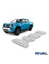 Zestaw osłon Rival 4 mm — chłodnica, silnik, skrzynia, reduktor — Ford Everest, VW Amarok od 2022