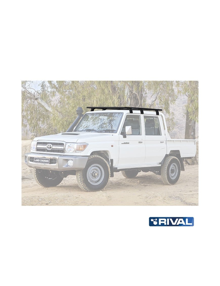 Bagażnik dachowy modułowy Rival — Toyota Land Cruiser 79 Double Cab