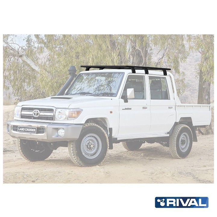 Bagażnik dachowy modułowy Rival — Toyota Land Cruiser 79 Double Cab