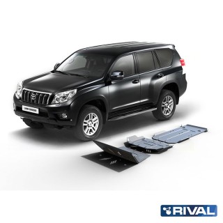 Zestaw osłon Rival — silnik, skrzynia biegów, reduktor — Toyota Land Cruiser Prado 150 / Lexus GX