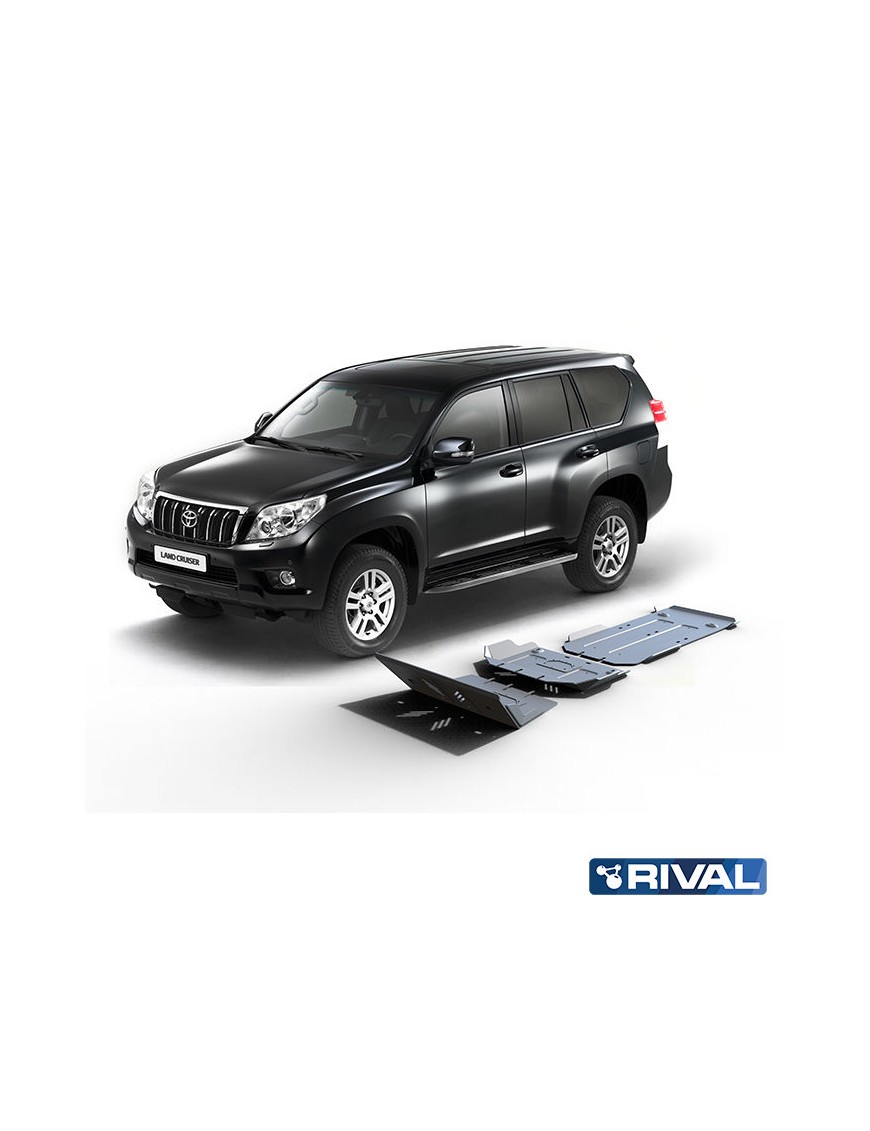 Zestaw osłon Rival — silnik, skrzynia biegów, reduktor — Toyota Land Cruiser Prado 150 / Lexus GX