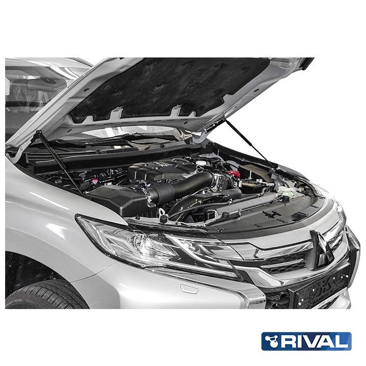Siłowniki maski Rival — Mitsubishi L200 od 2015 i Pajero Sport od 2016 - ujęcie 2
