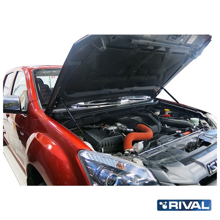 Siłowniki maski Rival — Isuzu D-Max 2012-2021 - ujęcie 2