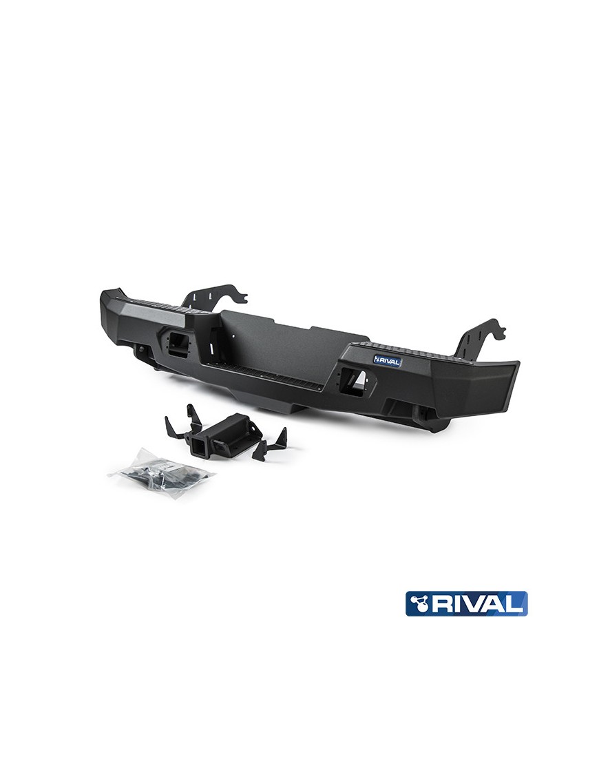 Zderzak tylny aluminiowy Rival bez oświetlenia LED — Ford Ranger 2011-2022