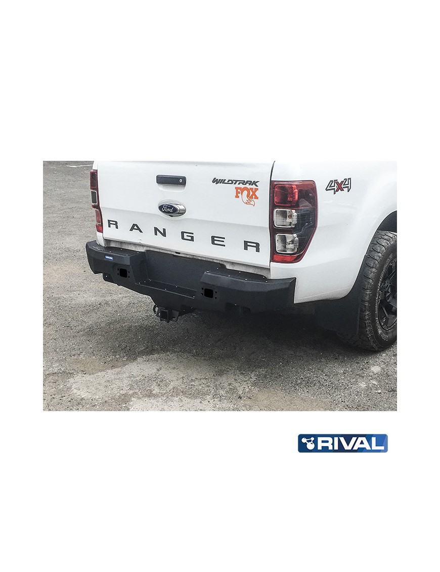 Zderzak tylny aluminiowy Rival bez oświetlenia LED — Ford Ranger 2011-2022