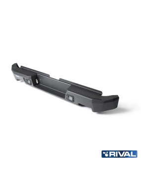 Zderzak tylny aluminiowy Rival z LED — Nissan Navara (Frontier) Double Cab 2014-2021