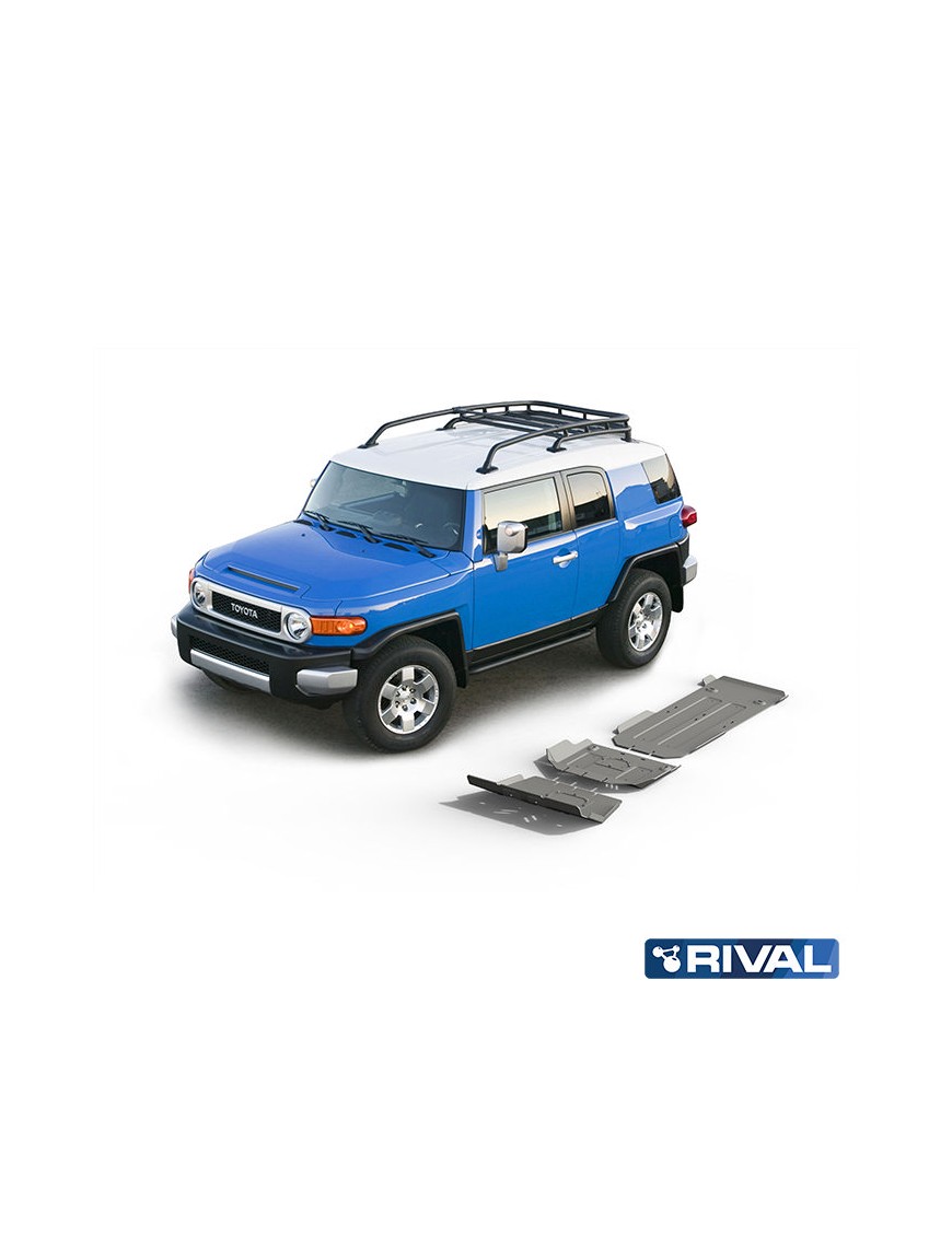 Zestaw osłon Rival — silnik, skrzynia biegów, reduktor — Toyota Land Cruiser Prado 120 / FJ Cruiser