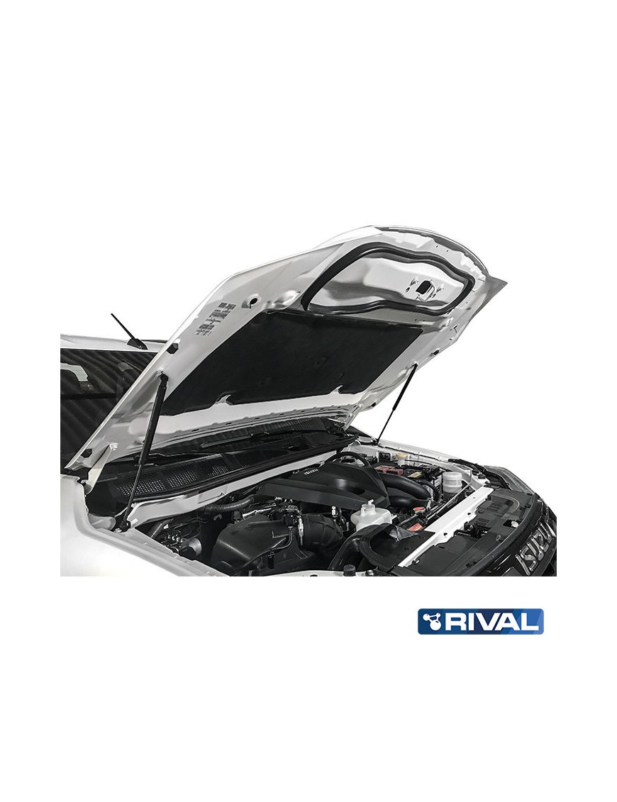 Siłowniki maski Rival — Isuzu D-Max 2021-2023 i MU-X 2020-2023
