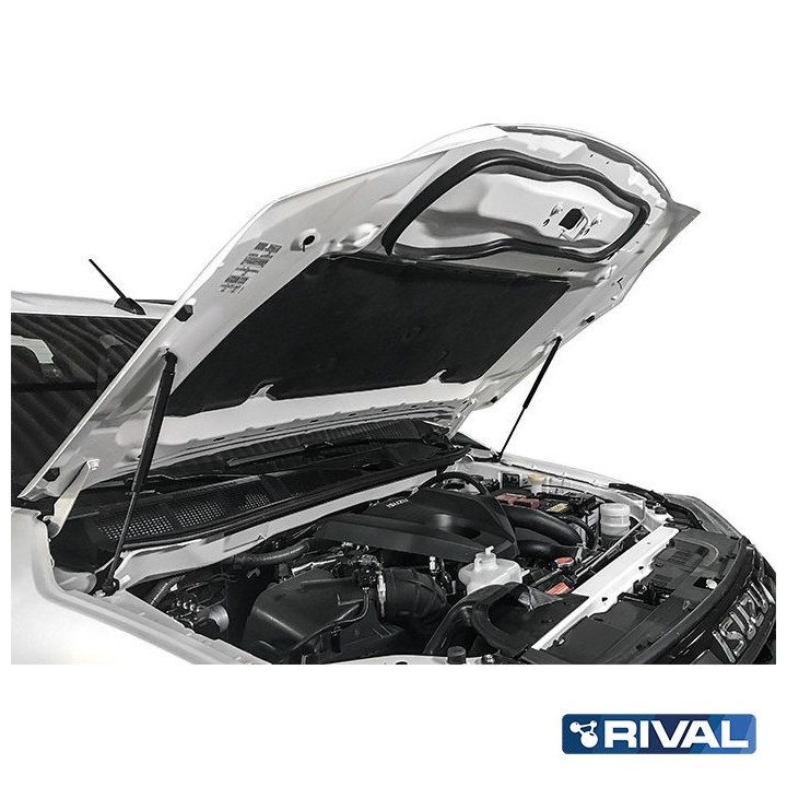 Siłowniki maski Rival — Isuzu D-Max 2021-2023 i MU-X 2020-2023 - ujęcie 2