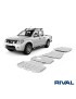 Zestaw osłon Rival — chłodnica, silnik, skrzynia, reduktor — Renault Alaskan / Nissan Navara / Mercedes X-Class