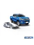 Zestaw osłon Rival alu 4 mm — pełne podwozie z wahaczami i dyferencjałem — Toyota Hilux 2015-2022