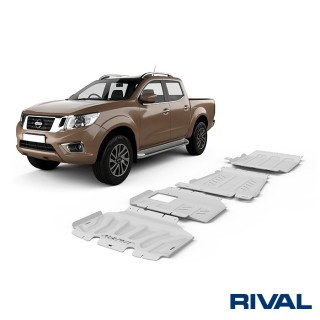 Zestaw osłon Rival — chłodnica, silnik, skrzynia, reduktor — Renault Alaskan / Nissan Navara / Mercedes X-Class - ujęcie 2