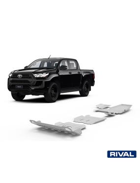 Zestaw osłon Rival alu 4 mm...