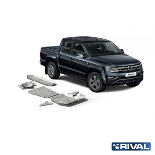 Zestaw osłon Rival — chłodnica, silnik, skrzynia, reduktor, wahacze, zbiornik, dyferencjał — 6 mm — Amarok - ujęcie 2