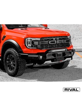 Zderzak przedni aluminiowy Rival 6 mm z oświetleniem LED — Ford Ranger Raptor od 2022