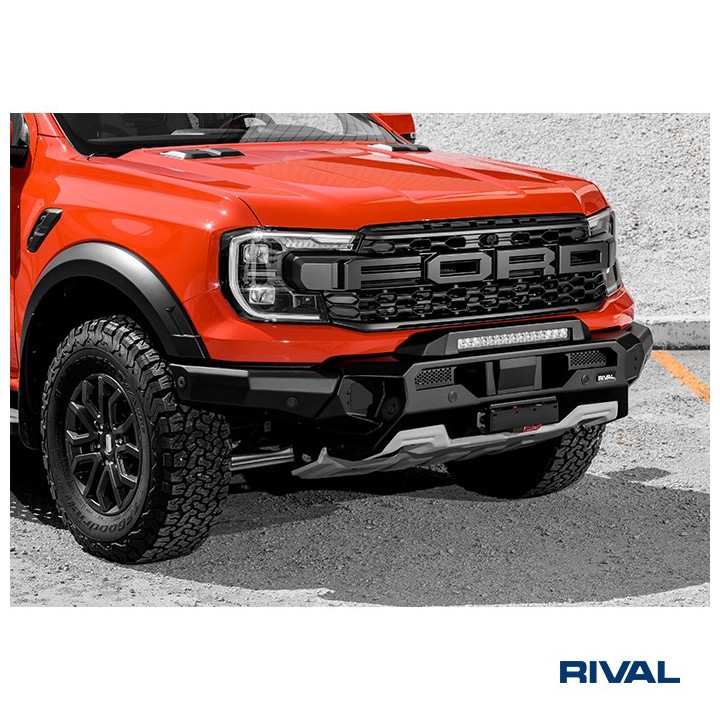Zderzak przedni aluminiowy Rival 6 mm z oświetleniem LED — Ford Ranger Raptor od 2022 - ujęcie 6