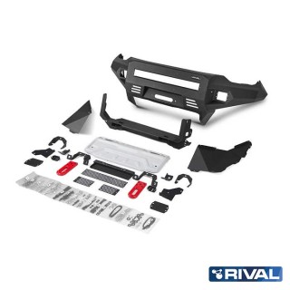 Zderzak przedni aluminiowy Rival bez LED — Isuzu D-Max 2021-2023