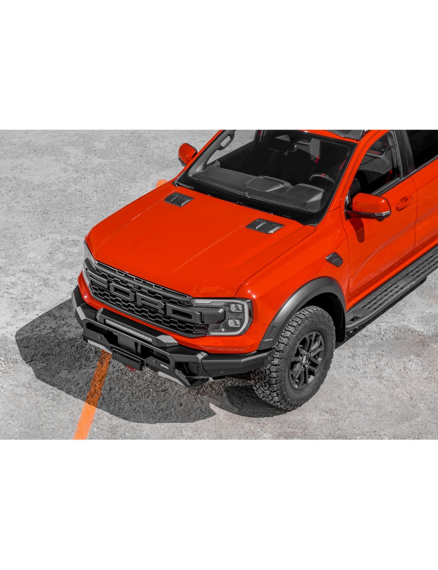 Zderzak przedni aluminiowy Rival 6 mm z oświetleniem LED — Ford Ranger Raptor od 2022