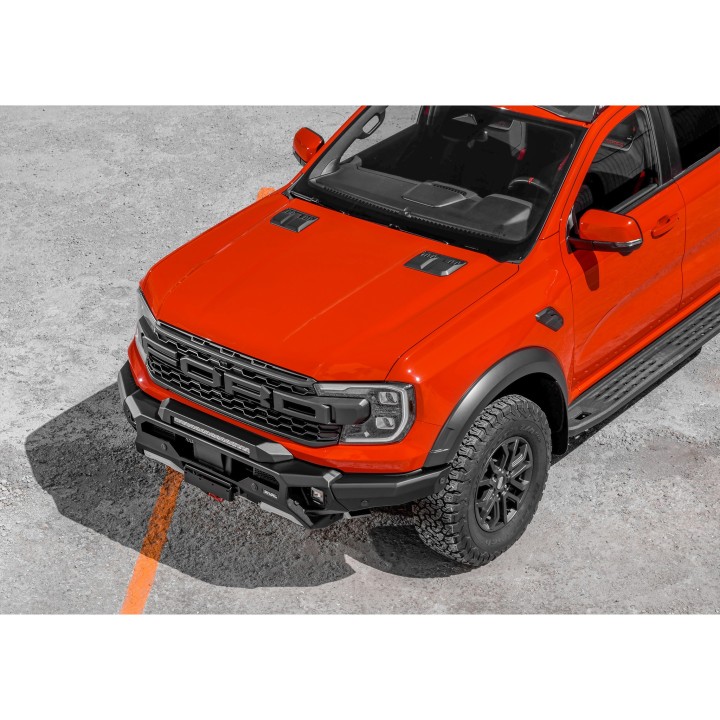 Zderzak przedni aluminiowy Rival 6 mm z oświetleniem LED — Ford Ranger Raptor od 2022 - ujęcie 8