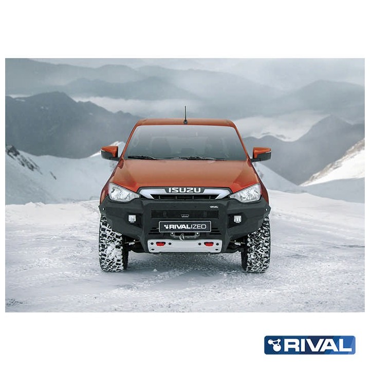 Zderzak przedni aluminiowy Rival bez LED — Isuzu D-Max 2021-2023 - ujęcie 3