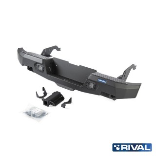 Zderzak tylny aluminiowy Rival z oświetleniem LED — Ford Ranger 2011-2022