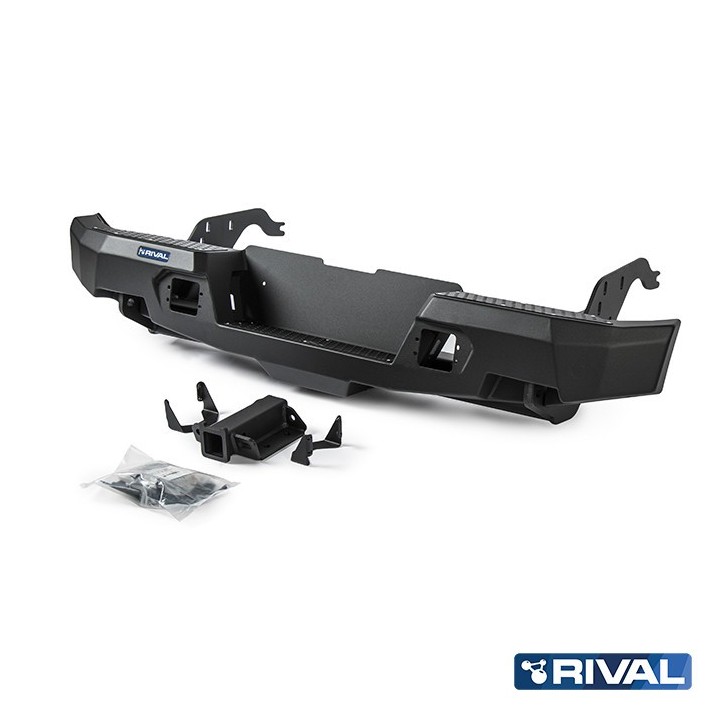 Zderzak tylny aluminiowy Rival z oświetleniem LED — Ford Ranger 2011-2022 - ujęcie 2