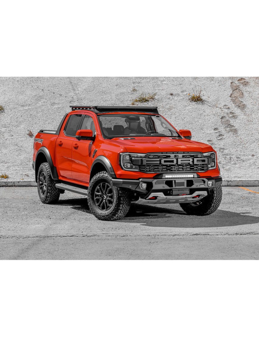 Zderzak przedni aluminiowy Rival 6 mm z oświetleniem LED — Ford Ranger Raptor od 2022