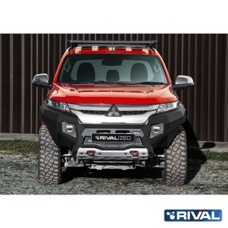 Zderzak przedni aluminiowy Rival bez LED — Mitsubishi L200 2018-2023 - ujęcie 2