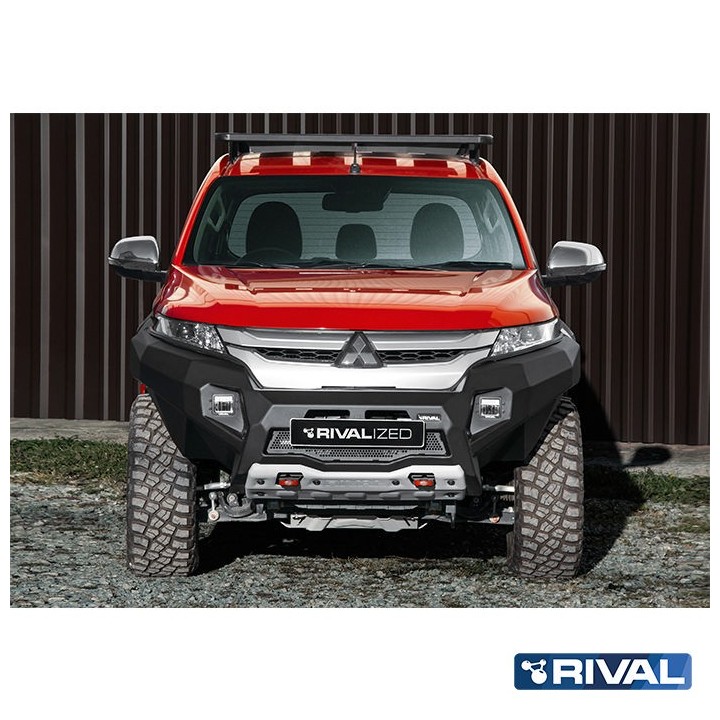 Zderzak przedni aluminiowy Rival bez LED — Mitsubishi L200 2018-2023 - ujęcie 2