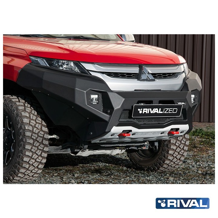 Zderzak przedni aluminiowy Rival bez LED — Mitsubishi L200 2018-2023 - ujęcie 3