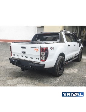 Zderzak tylny aluminiowy Rival z oświetleniem LED — Ford Ranger 2011-2022