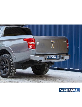 Zderzak tylny aluminiowy Rival bez LED — Mitsubishi L200 2015-2019