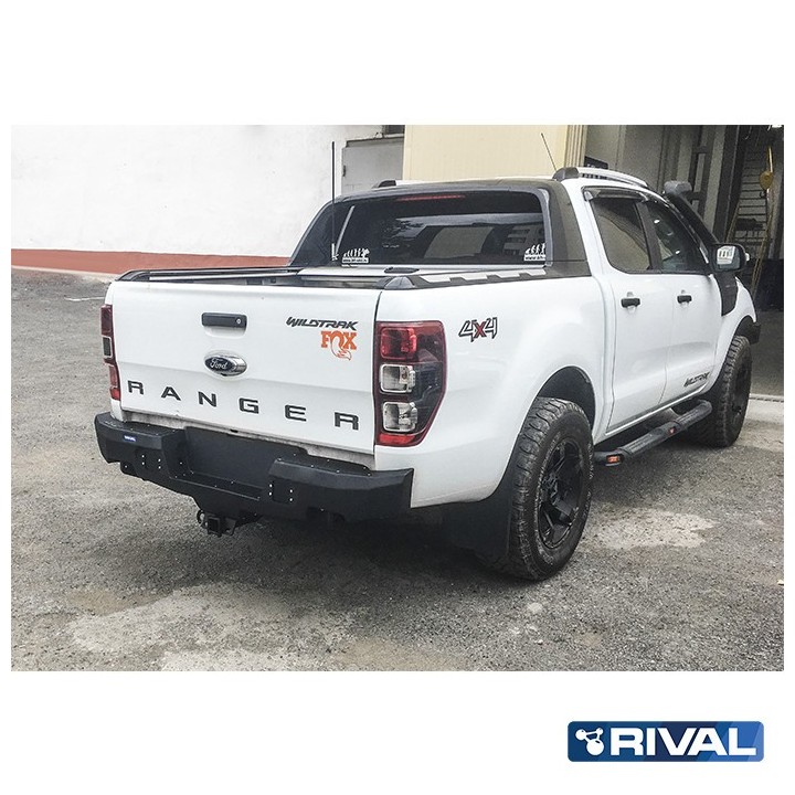 Zderzak tylny aluminiowy Rival z oświetleniem LED — Ford Ranger 2011-2022 - ujęcie 8